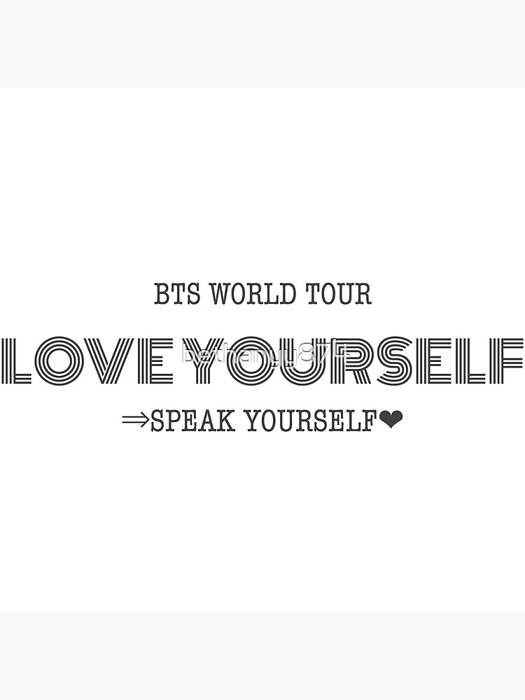 BTS Speak Yourself T-Shirt (White) - Large (Official Merchandise)