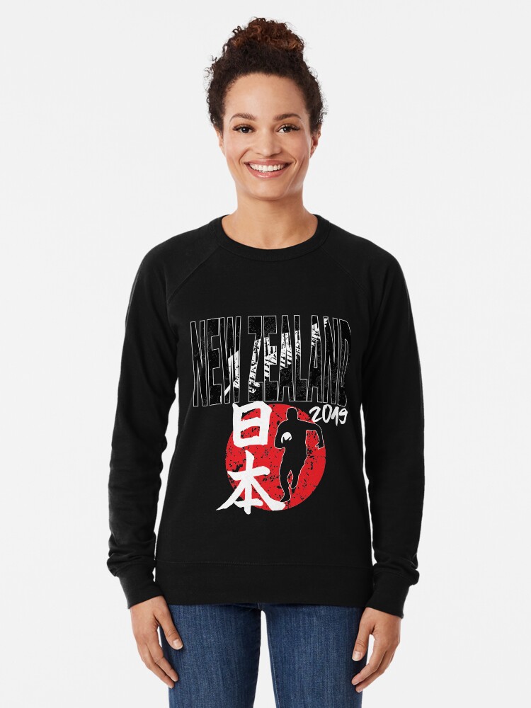 Rugby Cup 2019 World Team New Zealand Kiwi All Blacks Supporter Contact Sports Fans Tshirts Shirts Sports Gift Lightweight Sweatshirt By Nslock5000 Redbubble
