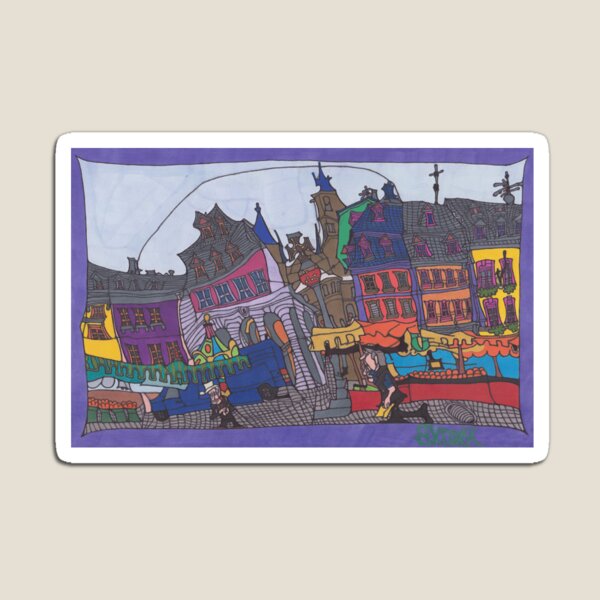 European Market Walk Magnet