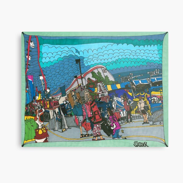 Midway Magic - Calgary Stampede Metal Print