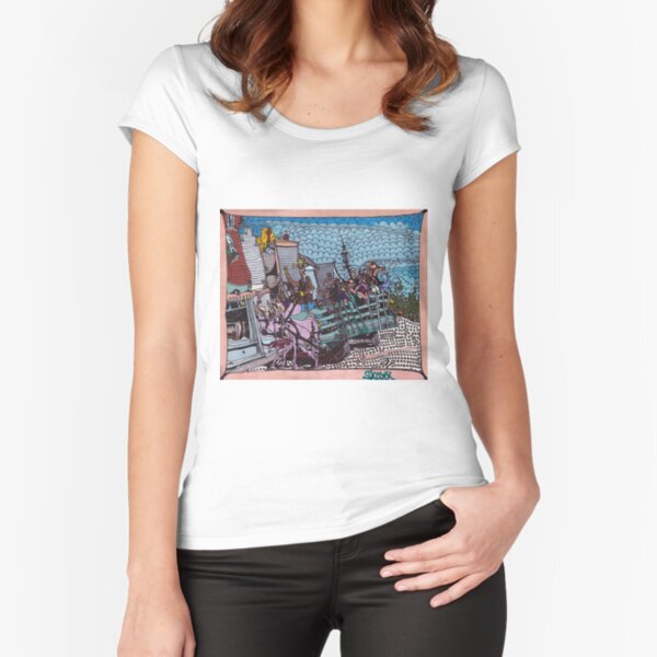Good 'Ol Fashioned Hay Ride - Heritage Park Fitted Scoop T-Shirt