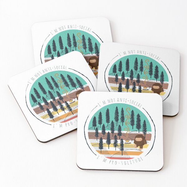 Item preview, Pro-Solitude | Funny Anti-Social Sasquatch  designed and sold by Laura Lise Wong.
