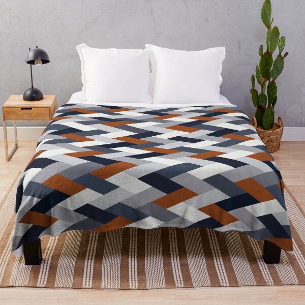 Item preview, Navy Rust Geometry VIB (small pattern) designed and sold by BlertaDK.