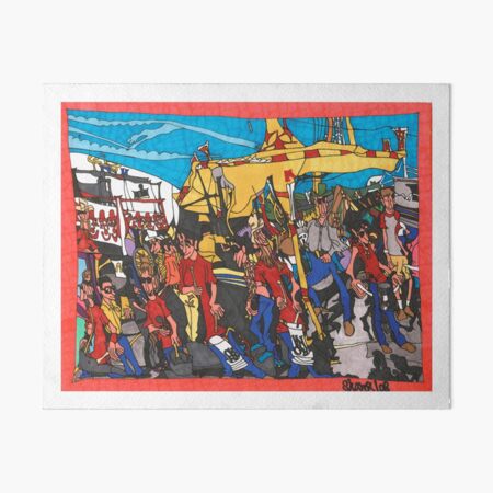 The Midway - Calgary Stampede Art Board Print