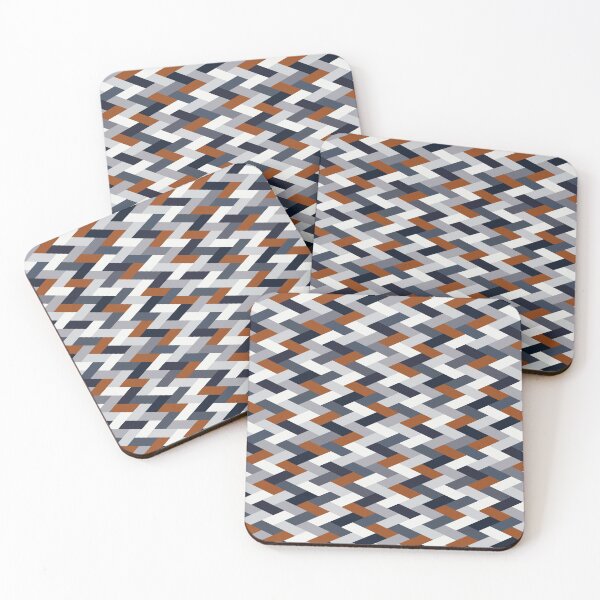Item preview, Navy Rust Geometry VIB (small pattern) designed and sold by BlertaDK.