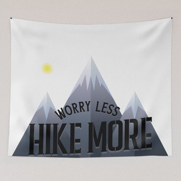 Item preview, "Worry Less Wandering More" Wanderer T-Shirt designed and sold by emphatic.
