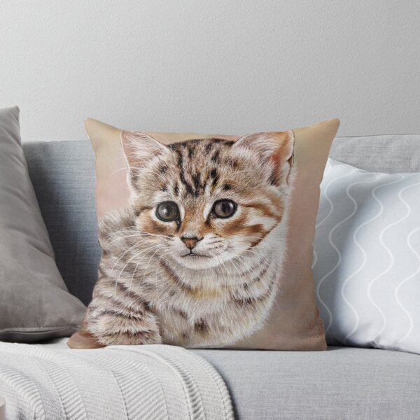 Item preview, Tabby Kitten Pastel Art designed and sold by ColinBradleyArt.