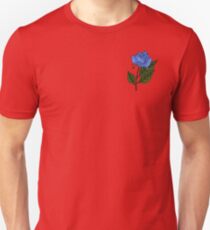 Blaue Rose (Doppelgipfel) Unisex T-Shirt