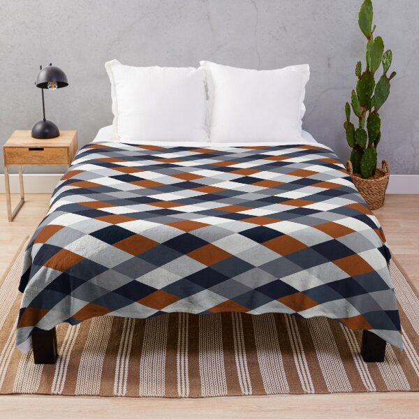 Item preview, Navy Rust Geometry VIIB (small pattern) designed and sold by BlertaDK.