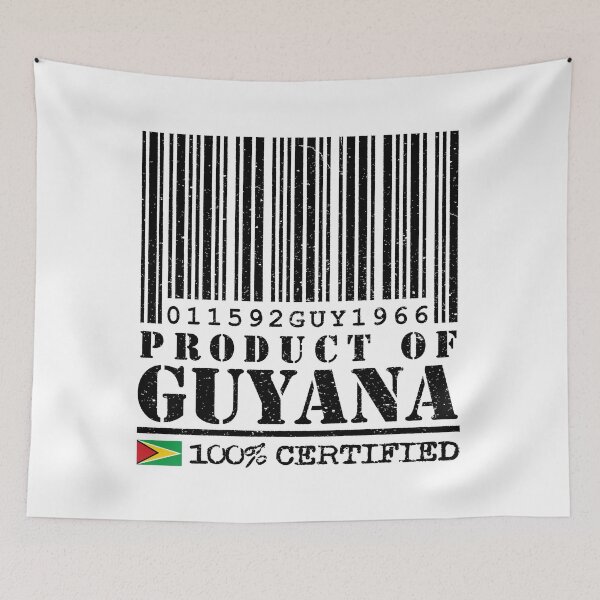 Item preview, Product of Guyana - Barcode  100% Certified designed and sold by IdentiTee Studios.