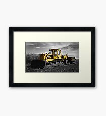 Yellow Digger Framed Print