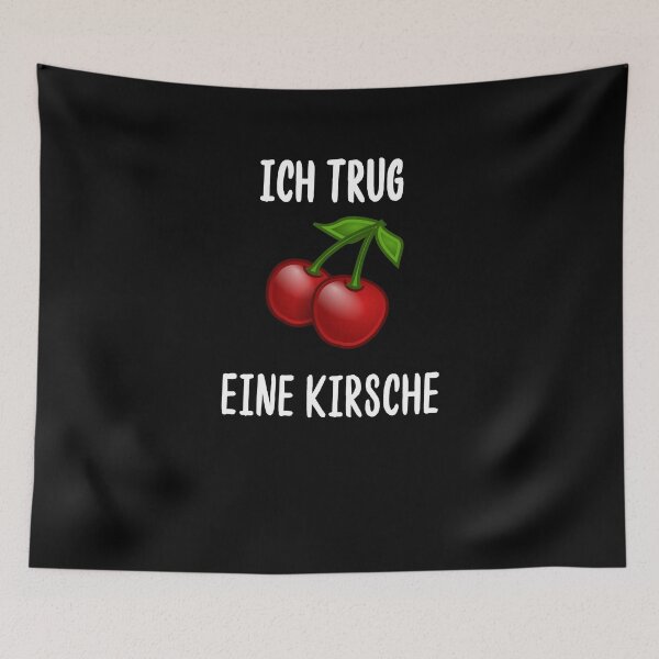 Artikelvorschau, Ich trug eine Kirsche Frucht Tshirt entworfen und verkauft von m-huppmann.