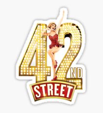 42nd Street Sticker