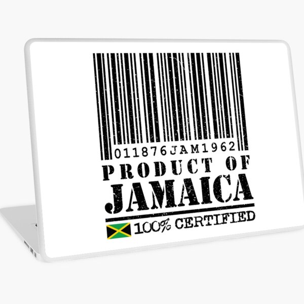 Aperçu de l'œuvre Produit de Jamaica Barcode - 100% certifié créée et vendue par IdentiTee Studios.
