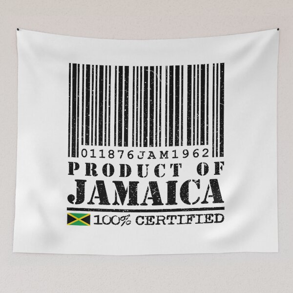Item preview, Product of Jamaica Barcode - 100% Certified designed and sold by IdentiTee Studios.