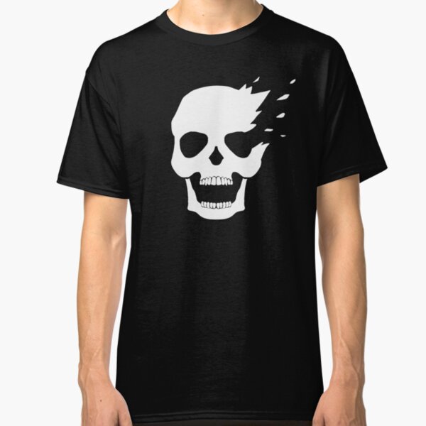 White skull side explosion Classic T-Shirt