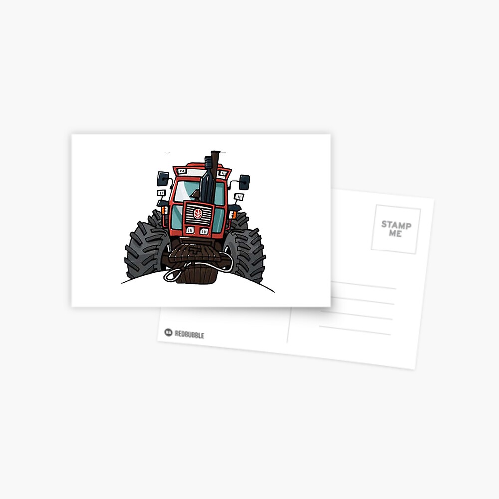 Carte De Vœux Tracteur Agricole Fiatagri Par Willigeilo Redbubble