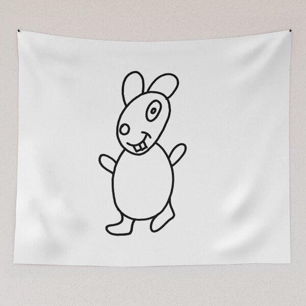 Item preview, Funny cartoon rabbit designed and sold by Studio-Lotte.