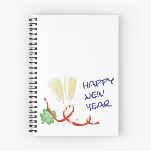 Artikelvorschau, Happy new year_Sekt entworfen und verkauft von Zimart.