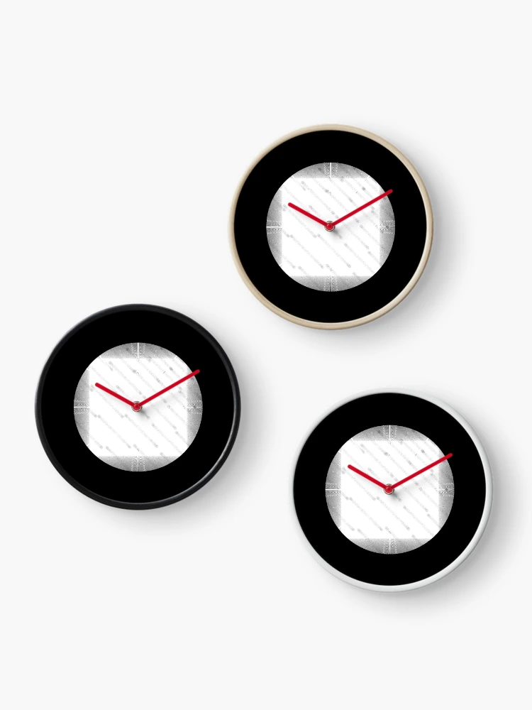 Thumbnail 3 of 4, Clock, White angular, White angular designed and sold by Fender0815.