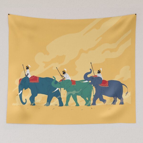 Item preview, Carthage War Elephants designed and sold by flaroh.