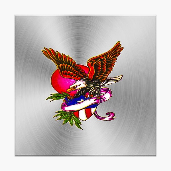 Item preview, fwc 0424  tatoo bald eagle wild nature world designed and sold by fred chiea.