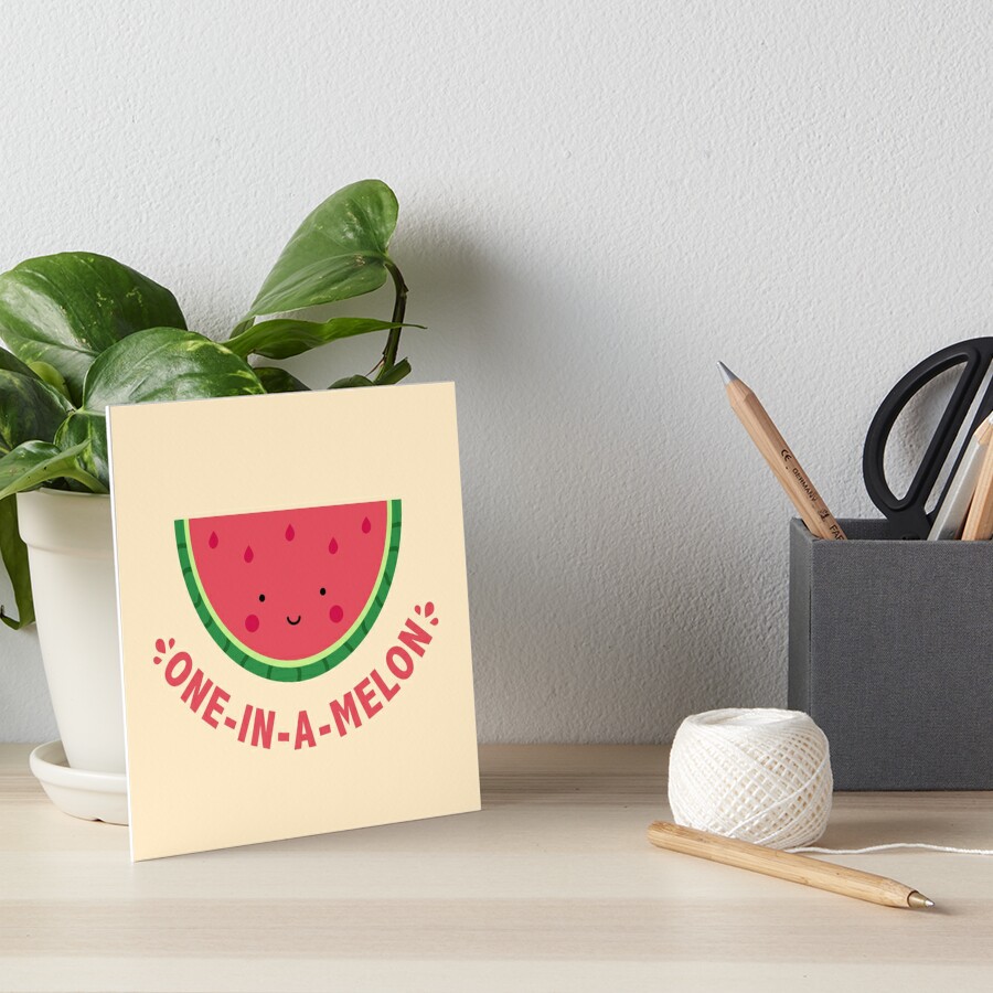 One in a Melon (Watermelon) Cap for Sale by designminds