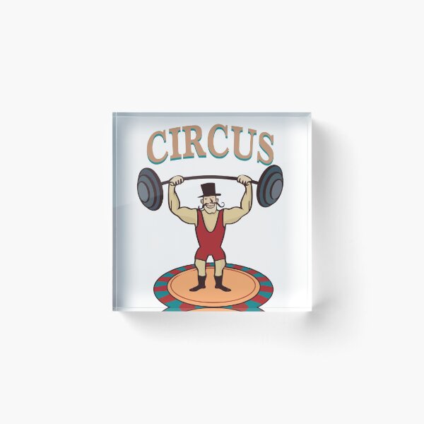 Item preview, Circus Strong man Muscle man Weightlifter designed and sold by cakal10.