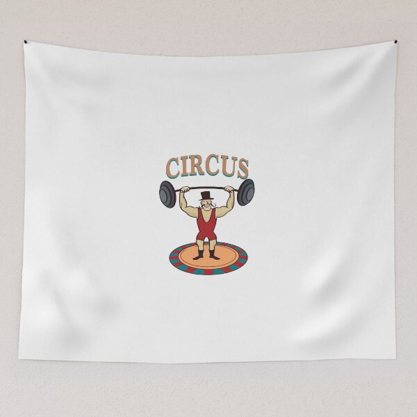 Item preview, Circus Strong man Muscle man Weightlifter designed and sold by cakal10.