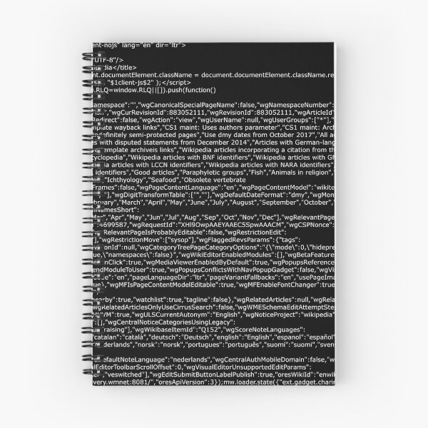 Item preview, Some HTML Text from the Wikipedia Article about Fish designed and sold by starwhale97.
