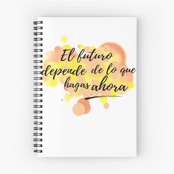 Item preview, Your future depends on you l El futuro I Spanish quote designed and sold by Bebichic.