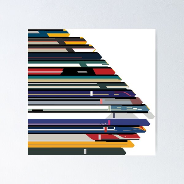Item preview, Intercity 125 outline in liveries  designed and sold by DesignByMH.