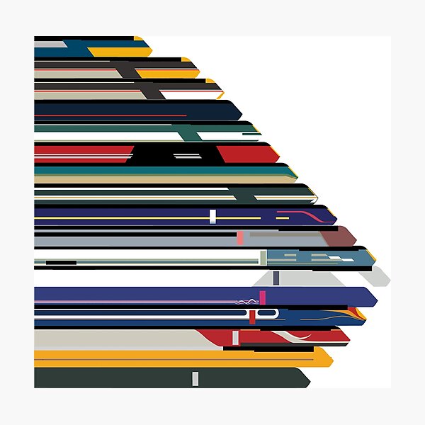 Item preview, Intercity 125 outline in liveries  designed and sold by DesignByMH.