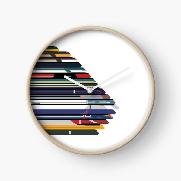 Intercity 125 outline in liveries Clock