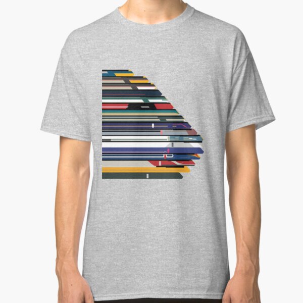 Intercity 125 outline in liveries Classic T-Shirt