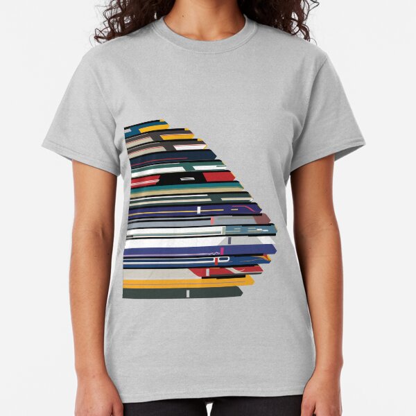 Intercity 125 outline in liveries Classic T-Shirt