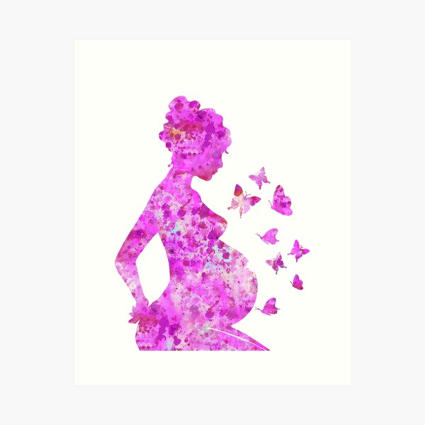Item preview, Pregnancy, pregnant woman designed and sold by Rosaliartbook.