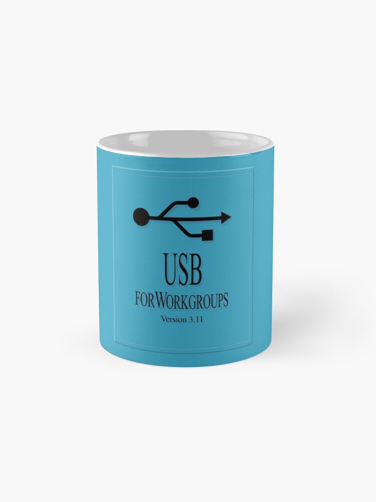 Alternate view of USB 3.11 for WorkGroups Mug