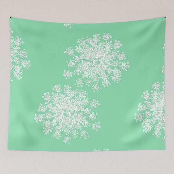 Item preview, Queen Anne's Lace / Mint & White designed and sold by srwdesign.