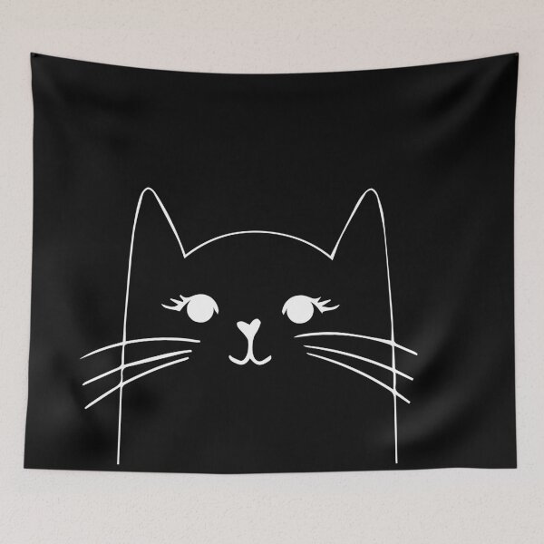 Item preview, Cute kitten drawn designed and sold by FillAndChill.