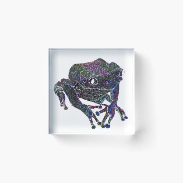 Item preview, Psychedelic Giant Monkey Frog designed and sold by XtinaBritannica.