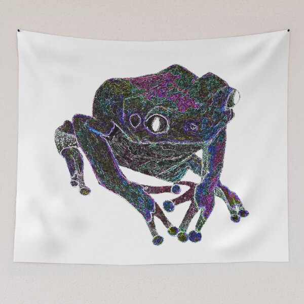 Item preview, Psychedelic Giant Monkey Frog designed and sold by XtinaBritannica.