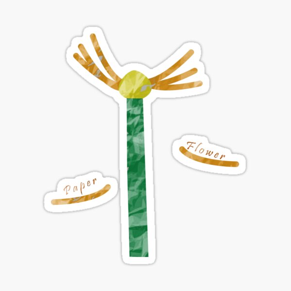 Paper Flower Sticker