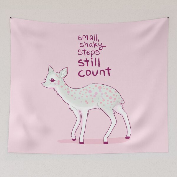 Item preview, "Small, Shaky Steps Still Count" Dik Dik Antelope designed and sold by thelatestkate.