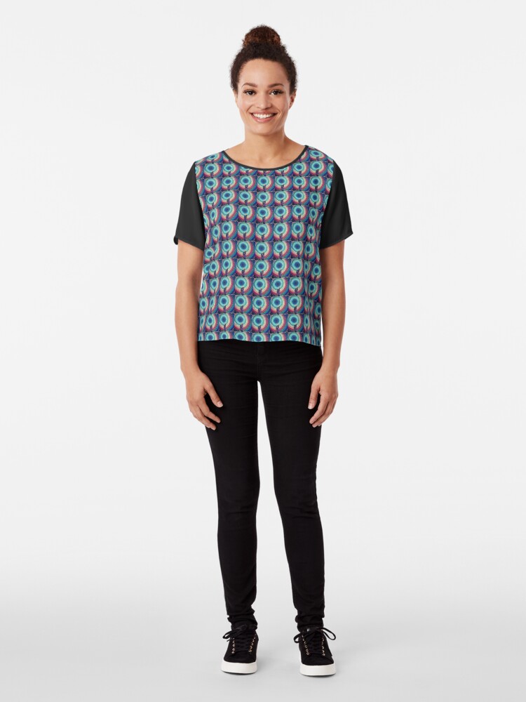 Alternate view of Charka Umbrella Chiffon Top
