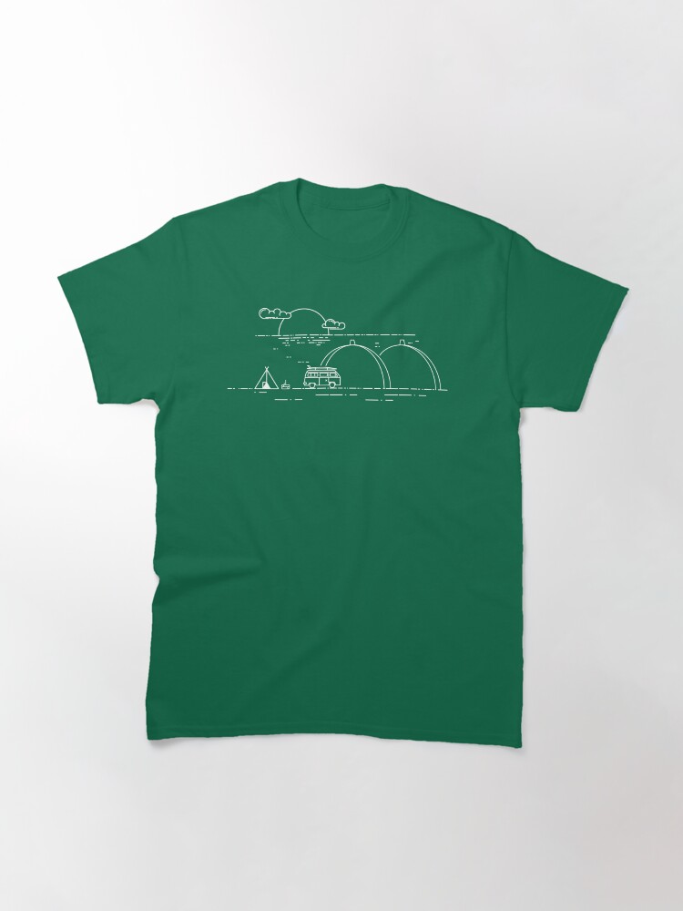 Alternate view of Nuclear Surfing-San Onofre Classic T-Shirt