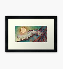 The Messenger - Kitsune, Fox, Yokai Framed Print