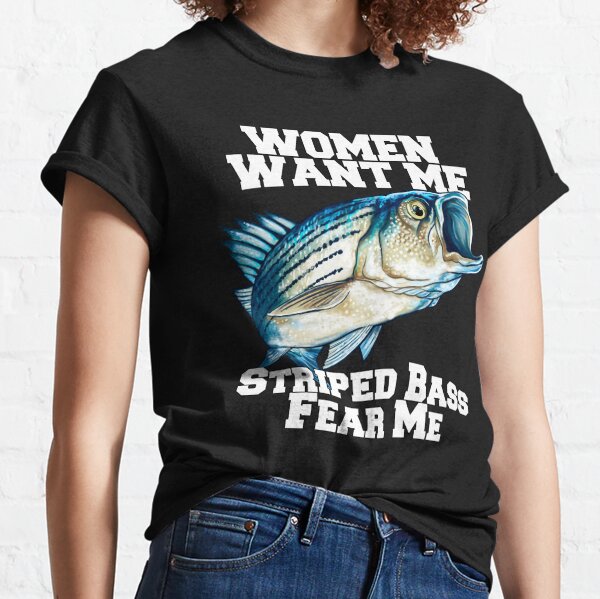 Striped Bass Fisherman Lucky Charm Striped Bass Fishing Men Women  Sweatshirt Graphic Print Unisex
