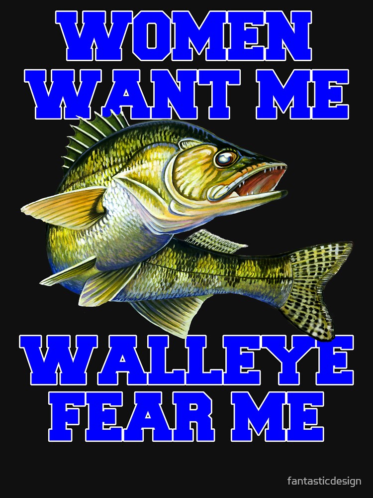 Walleye Fishing Shirts, Ladies Long Sleeve Fish Shirt