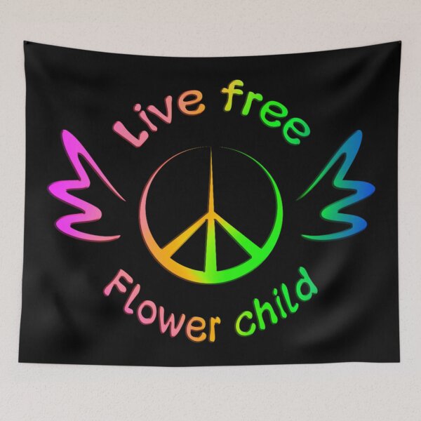 Item preview, LIVE FREE FLOWER CHILD designed and sold by BobbyG305.